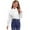 /A1White254, variant on MEZZALL Kids Girls Long Sleeve Party Blouses Kids Solid Color Elegant Ruffled Button Down Shirts School Tops Versatile Streetwear