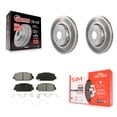 thumbnail image 1 of Transit Auto Front Coated Disc Brake Rotors and Semi-Metallic Pads Kit for Car Acura RDX ILX KGS-100479, 1 of 11