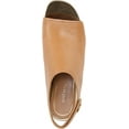 thumbnail image 4 of Vionic Women's Sonoma Valencia Peep-Toe Heeled Sandals Camel Leather 9.5M, 4 of 5