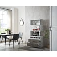 thumbnail image 6 of Home Source Jill Zarin Contemporary Bar Cabinet in White Finish, 6 of 6