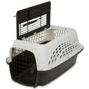 Angle View: Petmate Two Door Top-Load Kennel White Up to 10 lbs Pack of 2