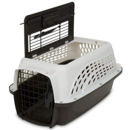 Petmate Two Door Top-Load Kennel White Up to 10 lbs Pack of 2
