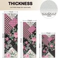 thumbnail image 4 of Pioneer Flower Floral Print Pattern Kitchen Rugs Sets Of 3,Kitchen Runner Rugs Non Skid Washable,Decorative Kitchen Floor Mats for Kitchen,Sink,Laundry,17"x30"+ 17"x47" + 17"x59", 4 of 6