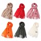 thumbnail image 5 of Minnieouse Bufanda suave y cómoda para mujer, mantente abrigado con estilo, bufanda larga cálida de invierno, bufanda de invierno Accesorios de disfraces caqui, 5 of 6