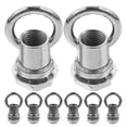 thumbnail image 3 of 8pcs Heavy Duty M10 Threaded Hook Rings for Pendant Light Fixtures Metal Chain for Hanging Lights Chandelier Suspension Chain, 3 of 8