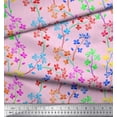 thumbnail image 3 of Soimoi Poly Georgette Fabric Lilac Floral Fabric Prints by Yard 52 Inch Wide, 3 of 3