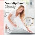 thumbnail image 6 of Bath Mats for Bathroom Non Slip - White 17" x 24" Memory Foam - Quick Dry, 6 of 6