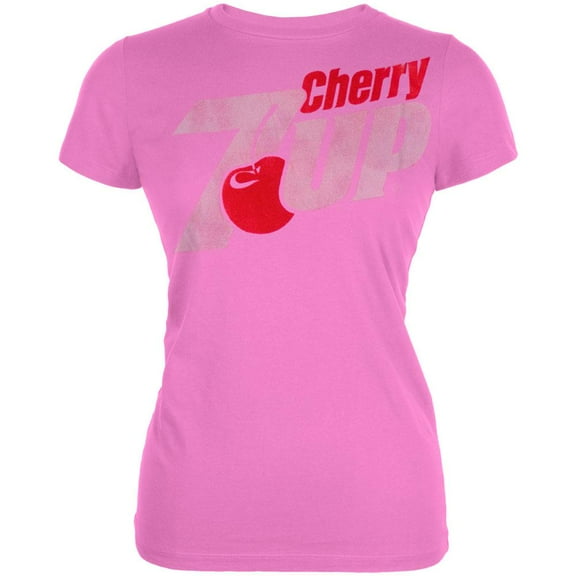 Cherry 7Up - Logo Juniors T-Shirt - X-Large