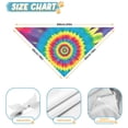 thumbnail image 6 of Dog Bandana 1 Pack,Rainbow Tie Dye Mandala Pattern Bandanas for Dogs,Cat Bandana,Small/ Large Dog Bandana 2 Size,Dog Bandanas Girl Boy, 6 of 6