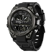 Men's Watches Sports Outdoor Waterproof Military Watch Date Multi Function Tactics LED Alarm Stopwatch