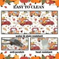 thumbnail image 4 of Fall Tablecloth Truck Pumpkin Maple leaves Fabric Table Cloth Washable Table Cover for Picnic Home Kitchen Party Dining Table Decor, 60 x 120 Inch, Q-J-Z-B-S018-03, 4 of 6
