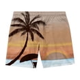 thumbnail image 6 of CHENge Men's Swimwear Casual Floral Swim Trunks Quick Dry Patriotic Swimming Trunks with Pockets Stretch Fabric Beach Wear, 6 of 6
