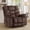 Dark Brown, variant on Ebello XL Power Recliner Chair - 41" Wide Electric Massage Recliner with Heat & USB Charging, Overstuffed Single Reclining Sofa for Living Room, Brown