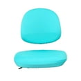 thumbnail image 1 of ZheElen 2x Couvercle Universel Tourner Résistant aux Rayures Résistant à l'Usure Polyester Fait Chaise Couverture Universelle Bleu d'Eau, 1 of 6