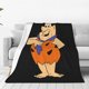 thumbnail image 1 of Mantas supersuaves de Los Picapiedra para adultos, manta ligera y lavable para sofá, cama, oficina, mantas de felpa cálidas para todas las estaciones, manta de microfibra ultra suave, 1 of 8