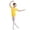#01-Yellow, variant on MUXiin Dance Ballet Leotards Basic Short Sleeve for Girls Toddler Gymnastics Outfit Bodysuit