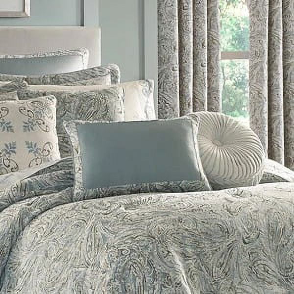 J. Queen New York Garden View Comforter Set, Queen, Spa