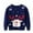 Navy, variant on Knitted Cardigan Sweater For Kids Toddler Boys Girls Christmas Cartoon Sweater Long Sleeve Warm Knitted Pullover Knitwear Xmas Tops