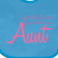 thumbnail image 4 of Inktastic Cute Aunt Boys or Girls Baby Bib, 4 of 4
