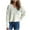 White, variant on Dgankt Womens Sweaters Womens Cropped Cardigan Sweaters Chunky Open Front Button Down Knit Sweater Long Sleeve Loose Cardigan