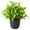 C, variant on 1 Pcs Faux Green Grass Plant in Pot, Artificial Plants Indoor Faux Potted Plant Set, Small Plastic Greenery in Black Pots for Home Desk Table Centerpiece Room Decor