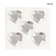 thumbnail image 3 of Matsuzay Pegatinas de diamantes de imitación de corazón, gemas de cristal acrílico, adornos ornamentales, collar de colección de recortes, accesorios Artesanía Blanco Matsuzay  HA062098-14B, 3 of 6
