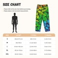 thumbnail image 3 of Sigee Rainbow Butterflies print Women's Soft Pajama Pants Lounge Sleep Bottoms with Elastic Waistband and Pockets-Large, 3 of 6