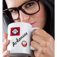 thumbnail image 2 of 3drose, I Love Arkansas, 15oz Mug, 2 of 6