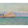 thumbnail image 2 of Claude Monet 18x15 Gold Ornate Wood Frame and Double Matted Museum Art Print Titled - Antibes, the Fort (1888), 2 of 4