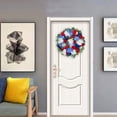 thumbnail image 5 of Licupiee Patriotic Wreath, 2022 New Upgrade July 4th Front Door Wreath, Artificial Plant American Flag Wreath, Red Blue White Memorial Day Wreath, Spring Summer Front Door Farmhouse Wreath, 5 of 6