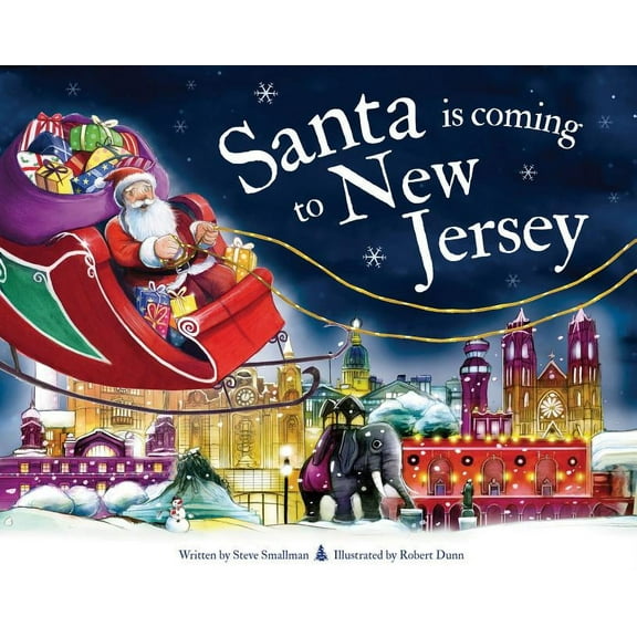 Santa Is Coming...: Santa Is Coming to New Jersey (Hardcover)
