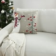 thumbnail image 4 of Nourison Holiday Pillows Multicolor Decorative Throw Pillow , 18"X18", 4 of 5