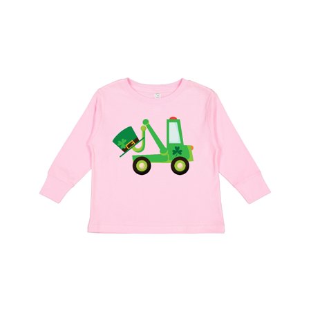 

Inktastic St Patricks Tow Truck Gift Toddler Boy Girl Long Sleeve T-Shirt