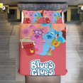 thumbnail image 7 of Blue'S Clues 3 Pieces Duvet Cover Set, Soft Bedding Comforter Cover Set with Zipper Closure, 1 Duvet Cover And 2 Pillowcases for Bedroom All Season, 7 of 7