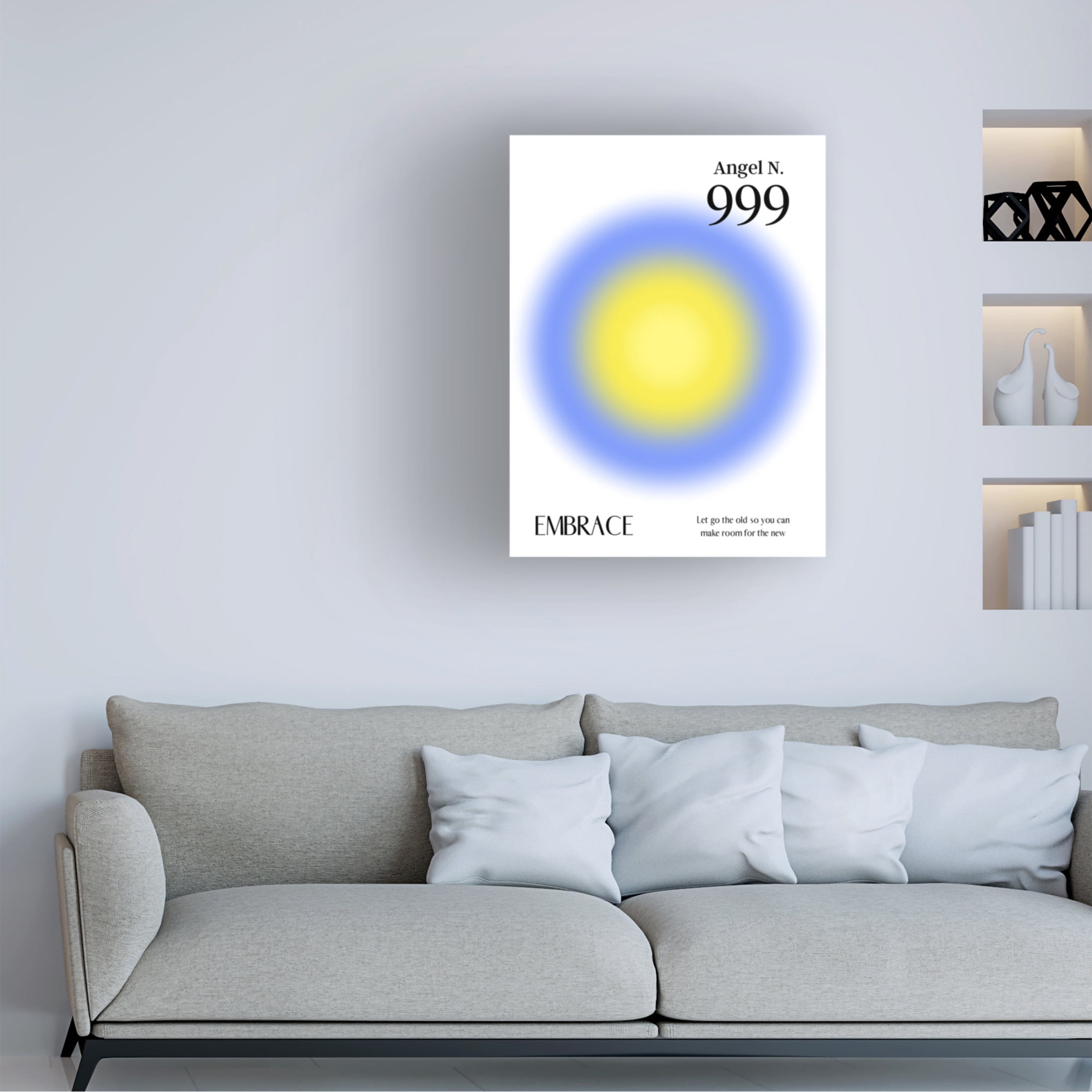Trademark Fine Art Amelie Angel Number 999 Canvas Wall Art
