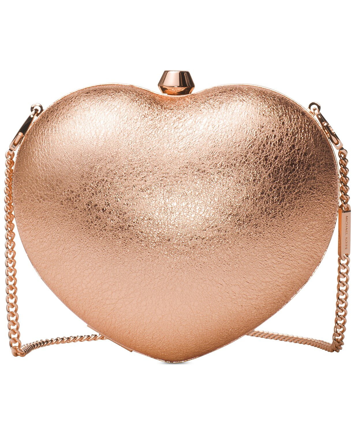 michael kors rose gold clutch