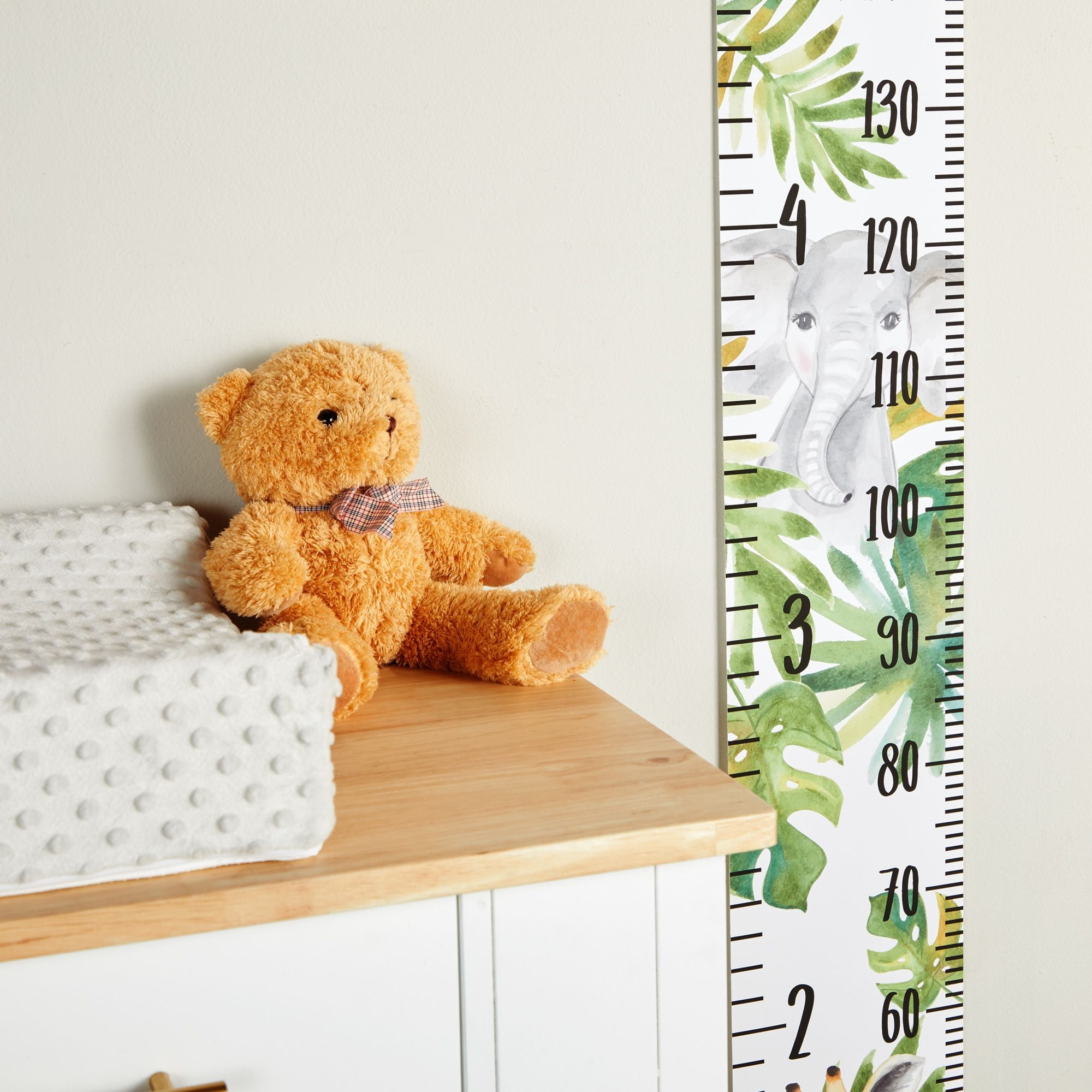 Growth Chart For Kids, Nursery Jungle Theme Room Decor, Height shops Chart Bamboo, Koala Nursery Decor, First Birthday Gift