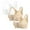 White #225, variant on absuyy Bras for Women Plus Size 3-Pack Wireless Stretch Compression Front Closure Sports Bra Beige Gym Tops Size 4XL