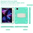 thumbnail image 5 of XYX Case for iPad Pro 11 inch (4th/3rd/2nd/1st Gen), Dual Layer Slim Heavy Shockproof Rugged Protective Cover Case with Kickstand (Mint Green), 5 of 7