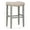 Antique Gray/Beige, variant on Polytrends Jameson Upholstered Polyester 29" Bar Stool - Saddle Seat (Set of 2) Gray Legs Grey