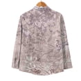 thumbnail image 6 of Endives Womens Cotton Shirts Boho Vintage Printed Fashion Button Down Shirts Casual Tops Long Sleeve Blouse, 6 of 7