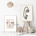 thumbnail image 4 of Single Line Face Art Print Minimalist Poster Woman Face One Line Drawing Neutral Wall Art Canvas Painting Home Room Wall Decor, 4 of 7