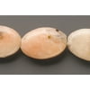 Flat Rhodonite Oval Beads Semi Precious Gemstones Size: 25x17mm Crystal Energy Stone Healing Power for Jewelry Making