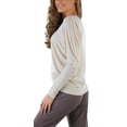 thumbnail image 5 of ToBeInStyle Women's Long Sleeve Dolman Top, 5 of 6