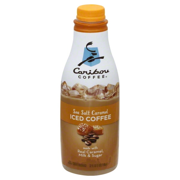 Caribou Coffee Sea Salt Caramel Iced Coffee , 1 Quart