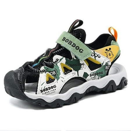 

Boys Sandals Closed Toe Toddler Sport Sandals Little Kid Summer Shoes for Big Kid Walking Hiking Outdoor Green