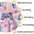 thumbnail image 4 of Yibo Gaming Blanket Flannel Soft and Comfortable Anti-static Bed Sofa Blanket, 4 of 6