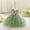 143Light Green292, variant on CAIVO Kids Green Fairy Tale Embroidery Dress Girls Party Gown V-Neck With Dress And Nature Design Sleeveless Fashionable Dresses