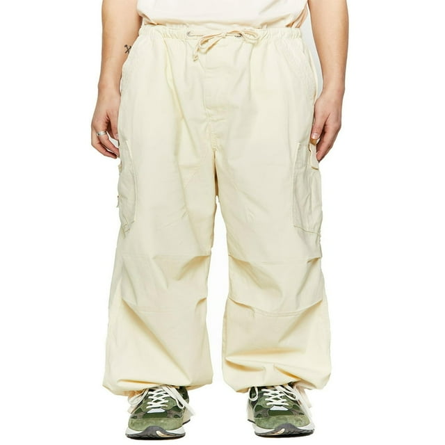 Men‘s Wild Cargo Pants Combat Tactical Work Multi Pockets Army Military Trousers with Elastic Waist Drawstring