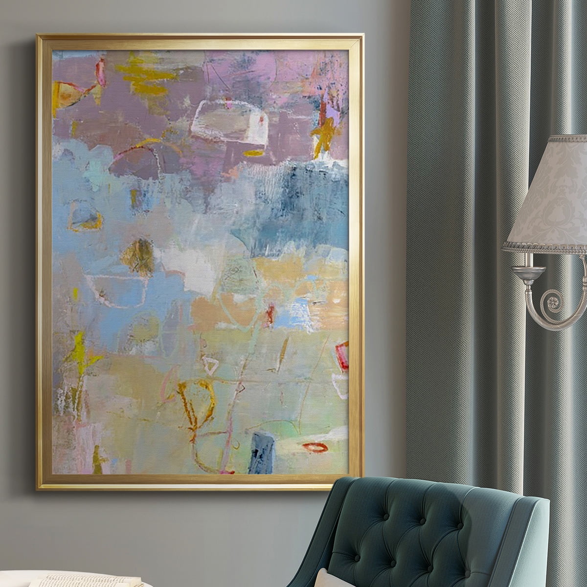 Whilst I Premium Framed Print, in Gold, Black, or Silver - Ready to Hang